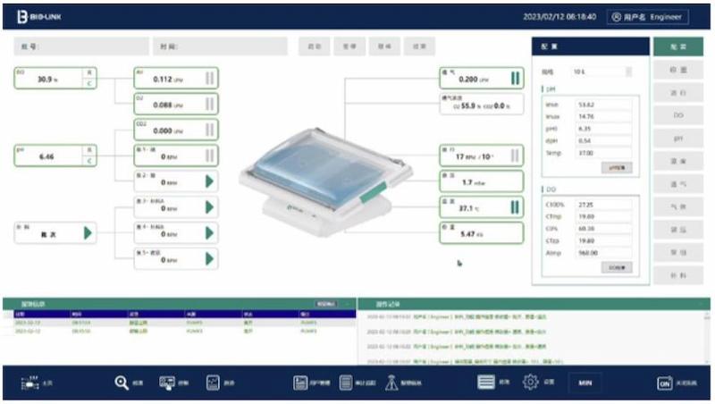 Интерфейс одноразовых качающихся биореакторов CytoLinX® WB c качалкой